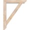 Ekena Millwork Traditional Slat Smooth Bracket w/ Offset Brace, Douglas Fir, 5 1/2"W x 28"D x 36"H BKT0604X28X36TRA06SDF - alternate 3